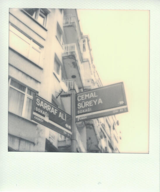 Moda İskelesi, the historic pier in Istanbul’s Moda district, facing the Sea of Marmara. Photographed with a Polaroid SX-70 Alpha on SX-70 black & white film. 22 April 2024. Moda İskelesi, the historic pier in Istanbul’s Moda district, facing the Sea of Marmara. Photographed with a Polaroid SX-70 Alpha on SX-70 black & white film. 22 April 2024.